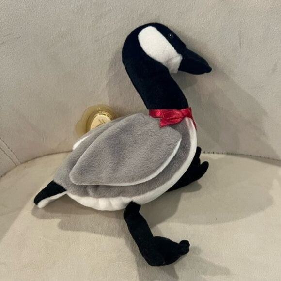 Ty Beanie Baby Loosy The Goose, NWT - Picture 2 of 3